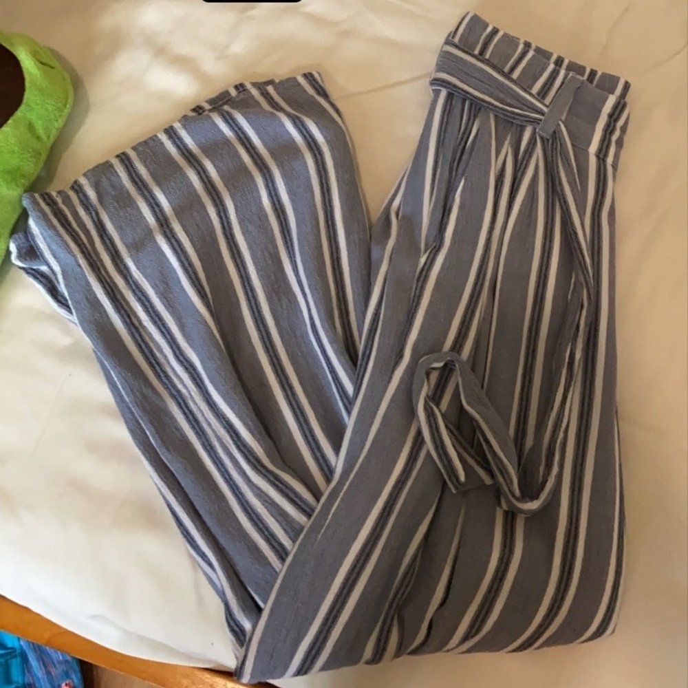 hollister flowy tie pants